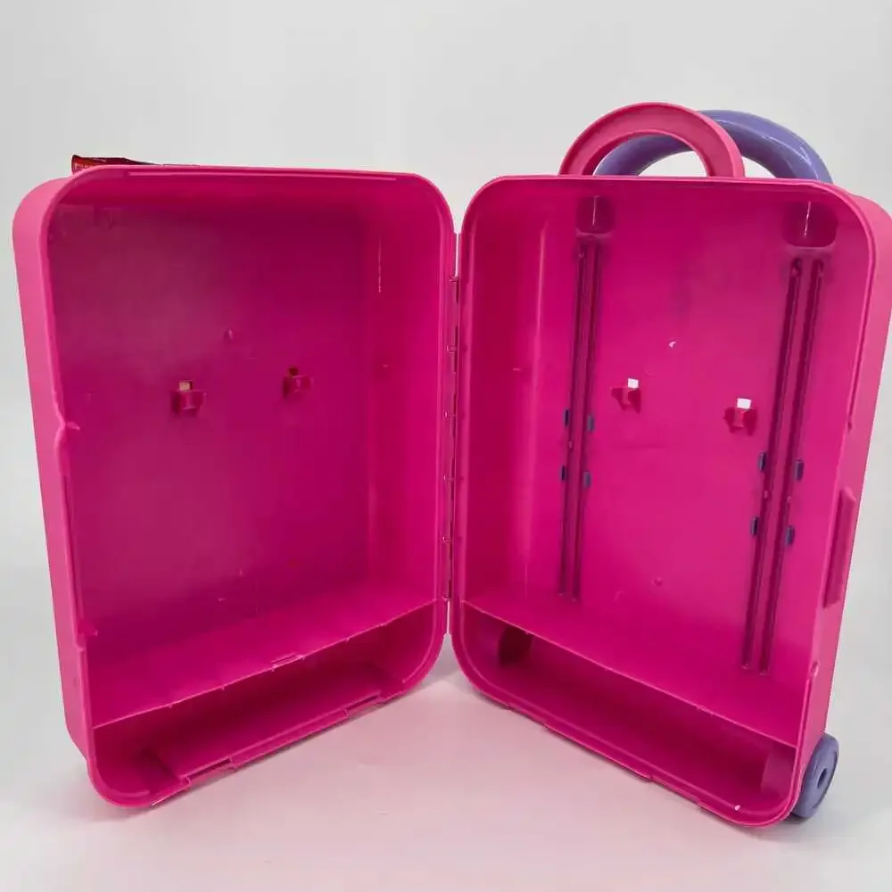 Vintage Mattel 2001 Pink/Purple Barbie Take a Long Doll Trunk